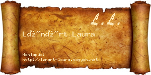 Lénárt Laura névjegykártya